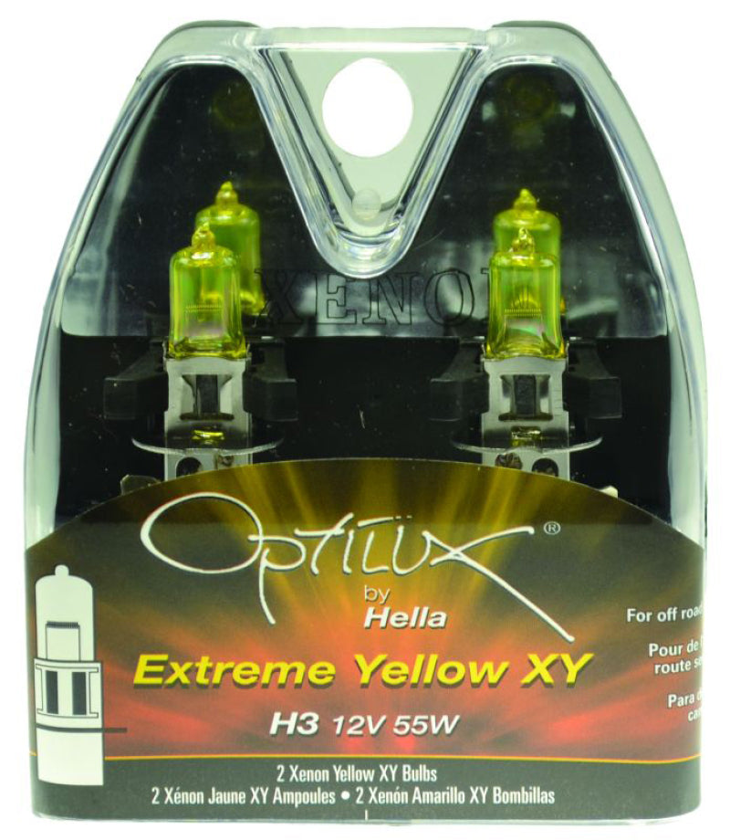 Hella Optilux H3 12V/55W XY Extreme Yellow Bulb LAH71070662
