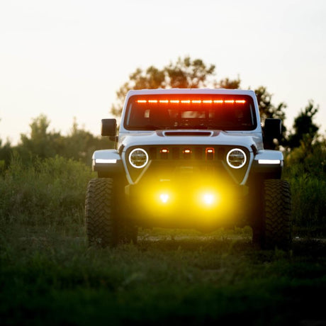 KC HiLiTES FLEX ERA 3 Dual Mode SAE Fog Lights - 2-Light Master Kit for Jeep Aftermarket Bumpers 97147