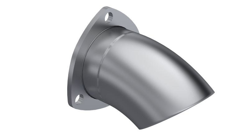 QTP 3in Bolt-On QTEC Adjustable Turn Down 11300