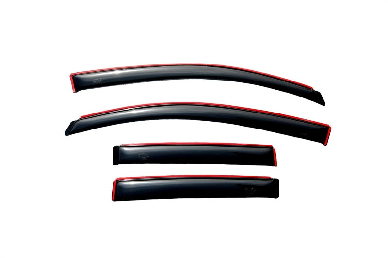 AVS 07-12 Dodge Caliber Ventvisor In-Channel Front & Rear Window Deflectors 4pc - Smoke 194323