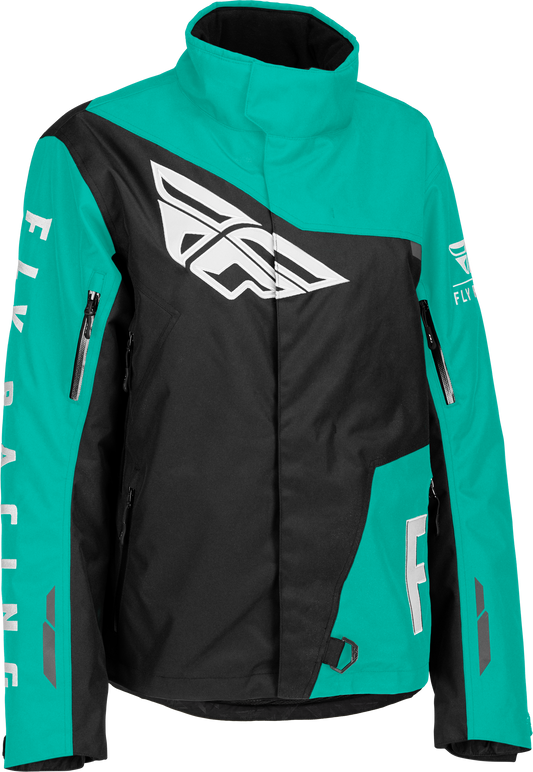 FLY RACING Women's Snx Pro Jacket Black/Mint 4x 470-45104X