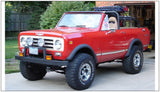 Bushwacker 72-80 International Scout II Extend-A-Fender Style Flares 2pc - Black 60001-01