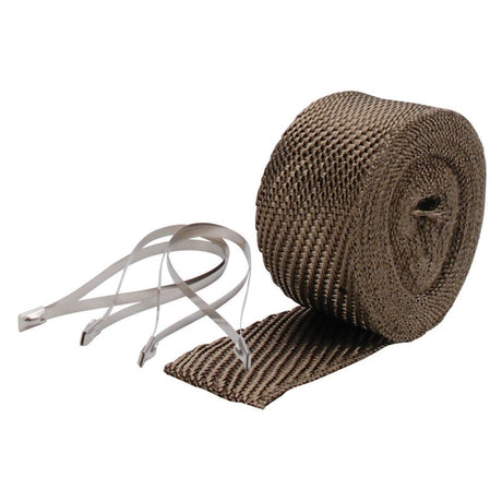 DEI Exhaust Wrap Kit - Pipe Wrap and Locking Tie - Titanium 10123