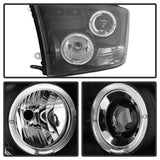 Spyder Dodge Ram 1500 09-14 10-14 Projector Headlights Halogen- LED Halo LED - Blk PRO-YD-DR09-HL-BK 5010032