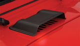 Bushwacker 98-18 Jeep Wrangler Trail Armor Hood Scoop (Textured Tpo) - Black 15002