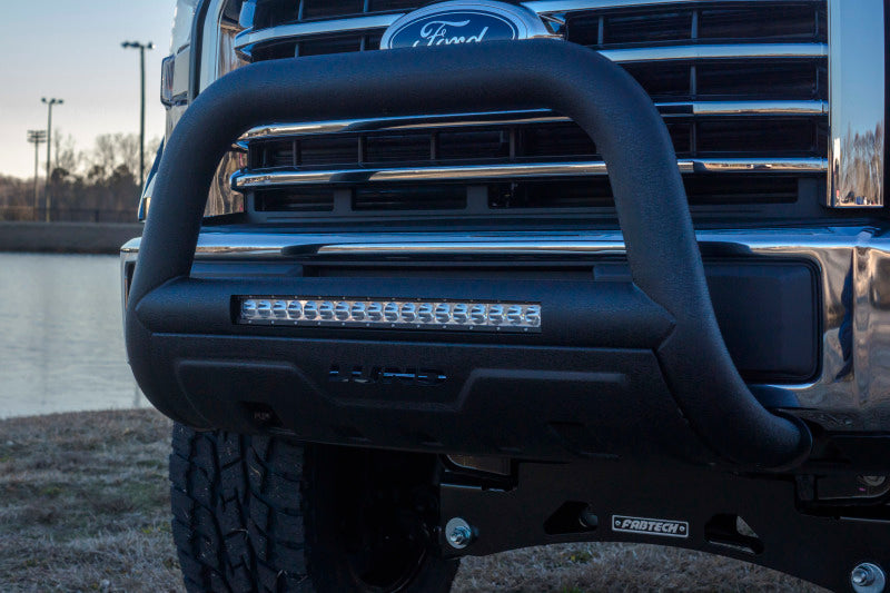Lund 04-18 Ford F-150 (Excl. Heritage) Bull Bar w/Light & Wiring - Black 47121206