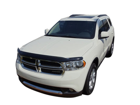 AVS 11-18 Dodge Durango High Profile Bugflector II Hood Shield - Smoke 25134