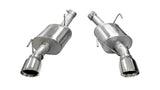 Corsa 05-10 Ford Mustang Shelby GT500 5.4L V8 Polished Xtreme Axle-Back Exhaust 14314