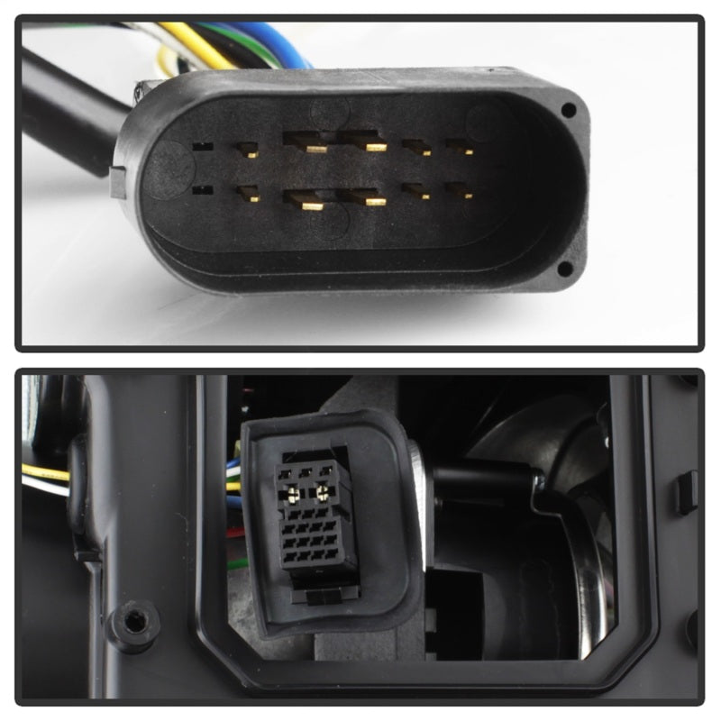 Spyder Volkswagen GTI 06-09/Jetta 06-09 Xenon/HID Model Only - DRL Black PRO-YD-VG06-HID-DRL-BK 5017529
