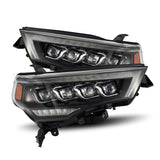 AlphaRex 14-22 Toyota 4Runner (2021 Req. Conv) NOVA LED Proj HL Blk w/Actv Light & Seq. Sig + SB DRL 880808