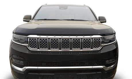 AVS 2022+ Jeep Grand Wagoneer Aeroskin Low Profile Acrylic Hood Shield - Smoke 322204