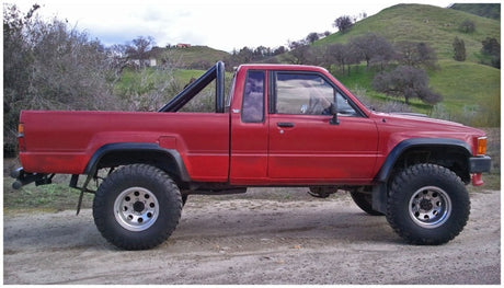 Bushwacker 84-88 Toyota Extend-A-Fender Style Flares 4pc Compatible w/ Domestic Bed - Black 31902-01