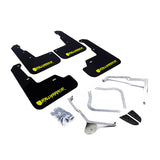 Rally Armor 15-18 Subaru WRX/STi Sedan UR Black Mud Flap w/ Green Logo and Altered Font MF32-UR-BLK/CGN-X