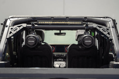 DV8 Offroad 18-23 Jeep Wrangler JL 4-Door Speaker/Light Bar Mount SBJL-01