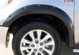 Lund 07-13 Toyota Tundra RX-Rivet Style Textured Elite Series Fender Flares - Black (4 Pc.) RX602T