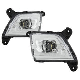 Spyder 19-20 Chevy Silverado 1500 OEM Style Full LED Fog Light w/Switch - Clear (Wont Fit RPO U12) 5086983