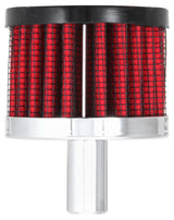 K&N Steel Base Crankcase Vent Filter .5in Vent OD x 2in OD x 1.5in Height 62-1010