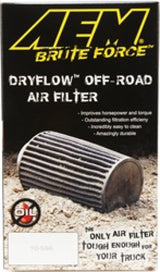 AEM 3.5 inch x 9 inch DryFlow Conical Air Filter 21-2049BF