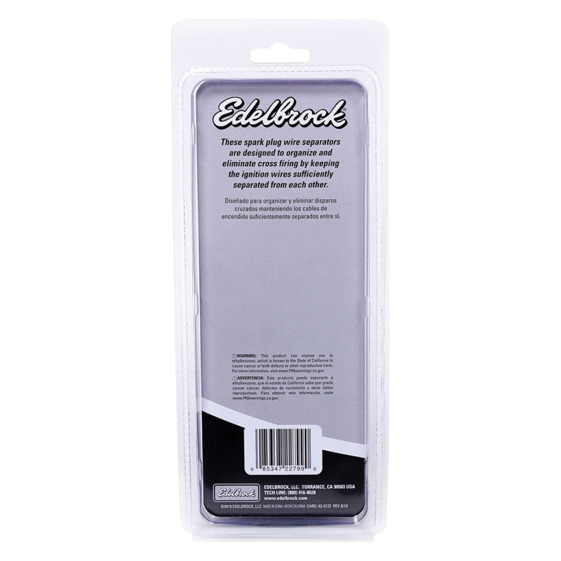 Edelbrock Spark Plug Wire Separators (SK005007) - Set of 6 22799