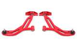 BMR Suspension 05-14 Ford Mustang Lower A-Arms - Red - Non-Adjustable AA750R