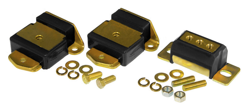 Prothane GM Motor & Trans Mount Kit - Black 7-1907-BL