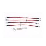 Power Stop 18-19 Subaru WRX STI Front & Rear SS Braided Brake Hose Kit BH00104