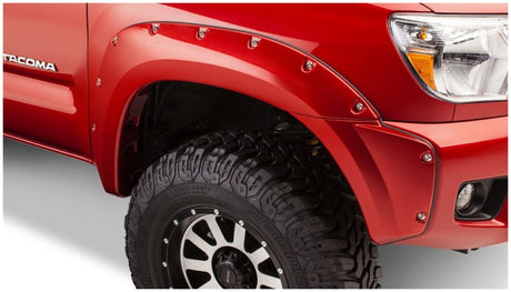 Bushwacker 12-15 Toyota Tacoma Pocket Style Flares 2pc - Black 31079-02