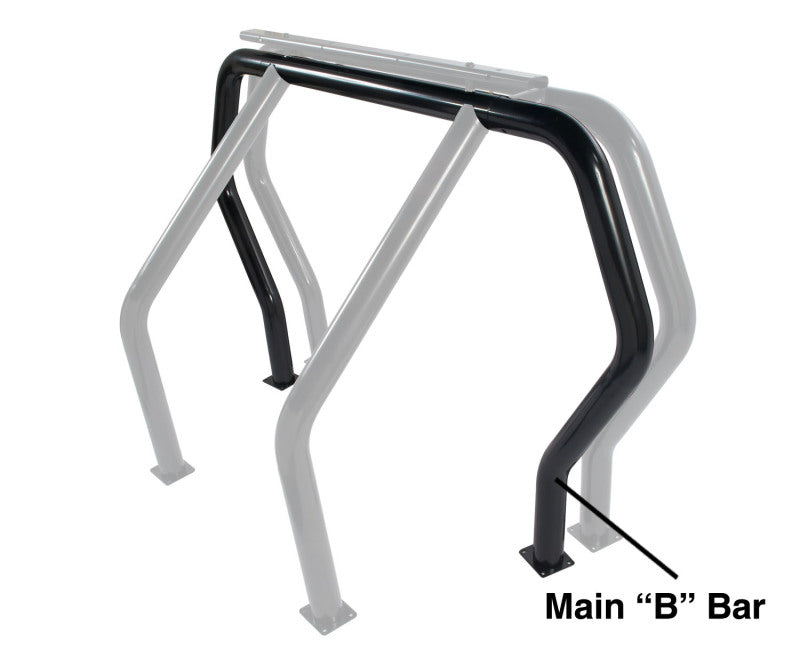 Go Rhino RHINO Bed Bar - Rear Main B bar - Black 91002B