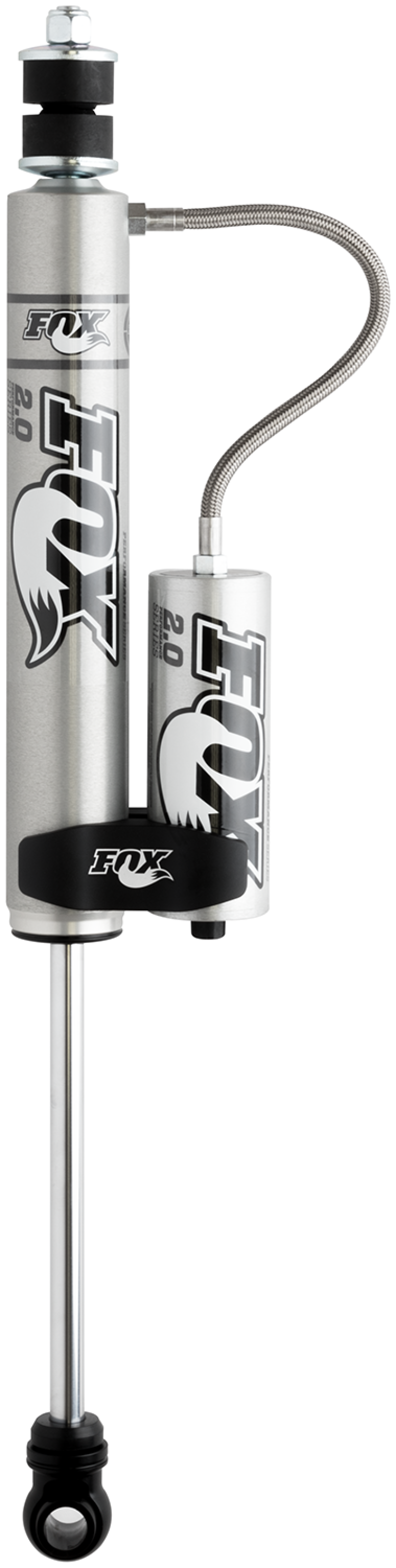 Fox 01-10 Chevy HD 2.0 Perf Series 5.1in. Smooth Body Remote Res. Front Shock / 0-1in. Lift - Alum. 980-24-959