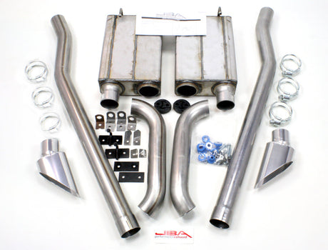 JBA 65-70 Ford Mustang 260-428 409SS Eleanor Style Dual Side Header Back Exhaust 50-2651