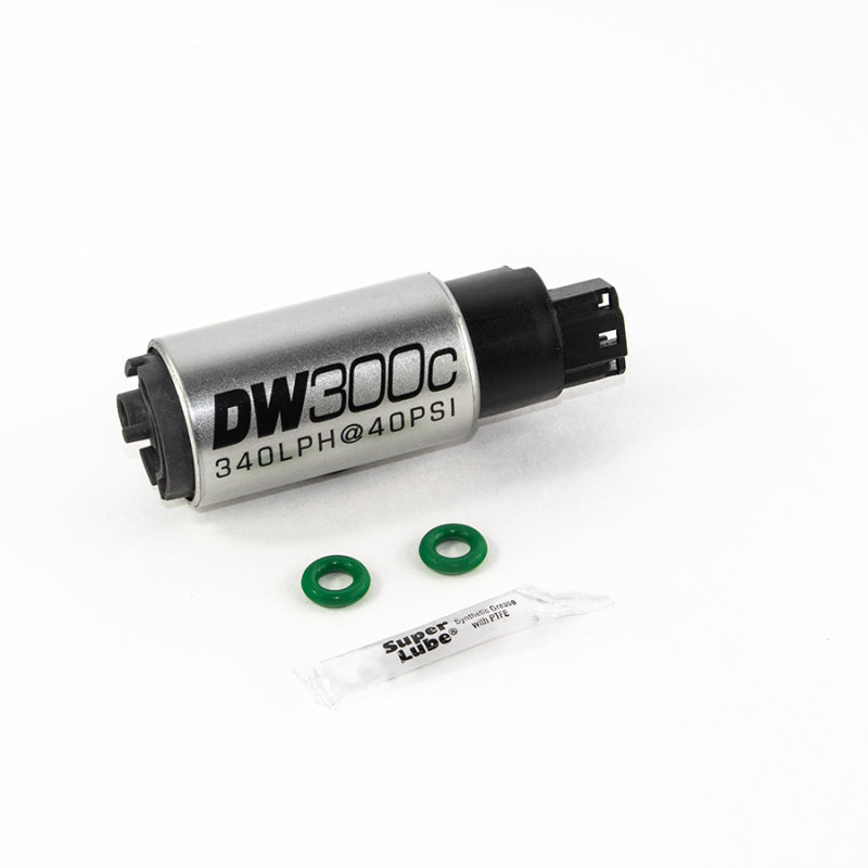 DeatschWerks 340lph DW300C Compact Fuel Pump w/ 02-06 RSX Set Up Kit (w/o Mounting Clips) 9-307-1009