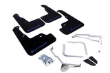 Rally Armor 15+ Subaru WRX & STi Sedan Only UR Black Mud Flap w/ Light Blue Logo MF32-UR-BLK/LBL