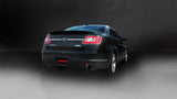 Corsa 10-13 Ford Taurus SHO 3.5L V6 Turbo Sport Cat-Back Exhaust w/ Dual 4in Black Tips 14315BLK