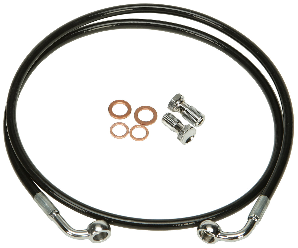 HARDDRIVE Brakeline Kit Blk Softail HD-0601-BK