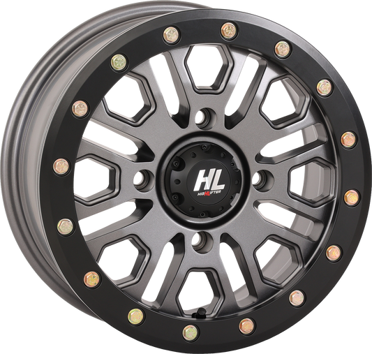 HIGH LIFTER Wheel - HL23 Beadlock - Front/Rear - Gun Metal Gray - 15x7 - 4/156 - 5+2 (+38 mm) 15HL23-1556