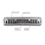 ANZO 2004-2008 Ford F-150 LED 3rd Brake Light Chrome B - Series 531088