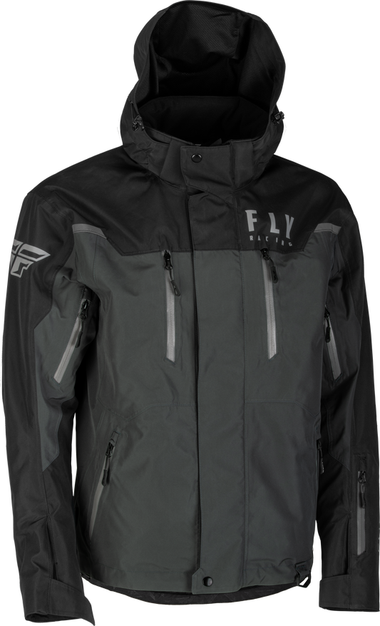 FLY RACING Incline Jacket Black/Charcoal Sm 470-4103S