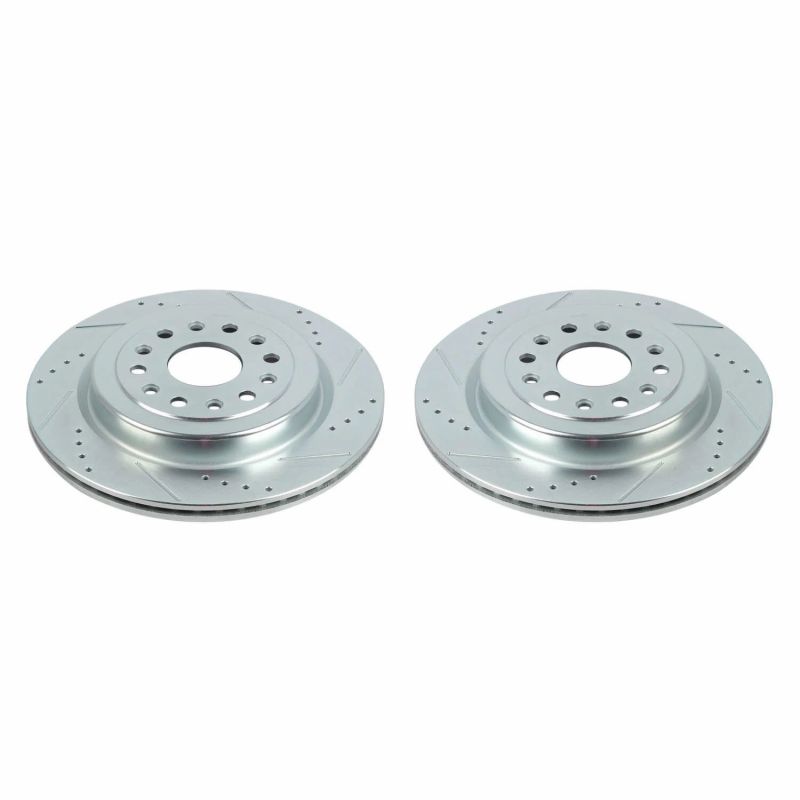 Power Stop 19-20 Ram 1500 Rear Evolution Drilled & Slotted Rotors - Pair AR86005XPR