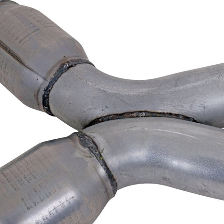BBK 79-04 Mustang Coyote Swap Short Mid X Pipe w Catalytic Converters 3.0 For BBK Long Tube Headers 1786