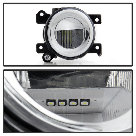 Spyder Nissan Maxima 09-21 OEM Full LED Fog Lights w/Switch Clear FL-NM2019-LED-C 5087096