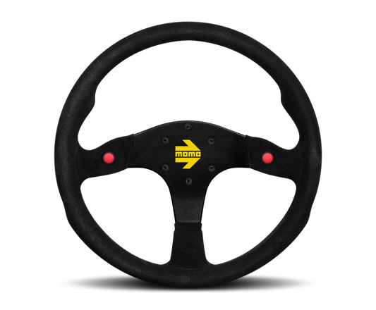 Momo MOD80 Steering Wheel 350 mm -  Black Suede/Black Spokes R1980/35S