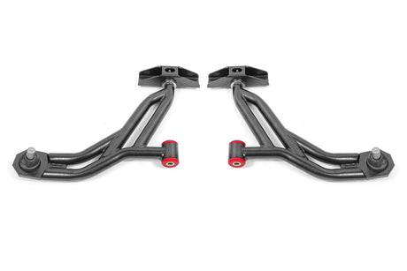 BMR 10-14 Ford Mustang / Shelby GT500 Non-Adj. Lower A-Arms (Poly/Delrin) - Black Hammertone AA754H