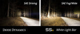 Diode Dynamics 6 In LED Light Bar Single Row Straight SS6 - White Wide Light Bar (Pair) DD5022P