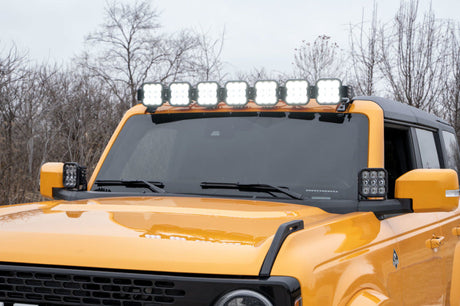 Diode Dynamics Bronco SS5 Pro CrossLink Windshield - White Combo Lightbar Kit DD7264