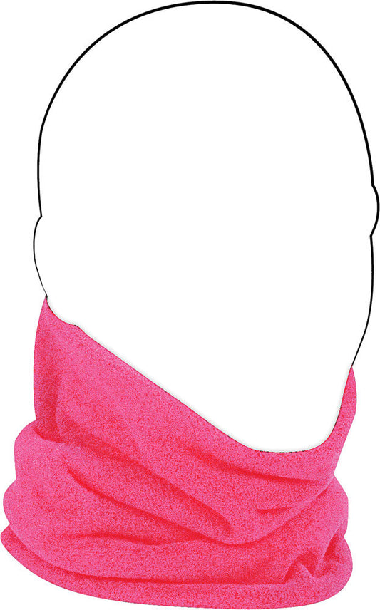 ZAN Neck Gaiter Microfleece Hot Pink Reverse/Hi-Vis Lime WFMFN002HV