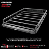 Go Rhino Universal 65in SRM 600 Basket Style Rack - Textured black 5936065T