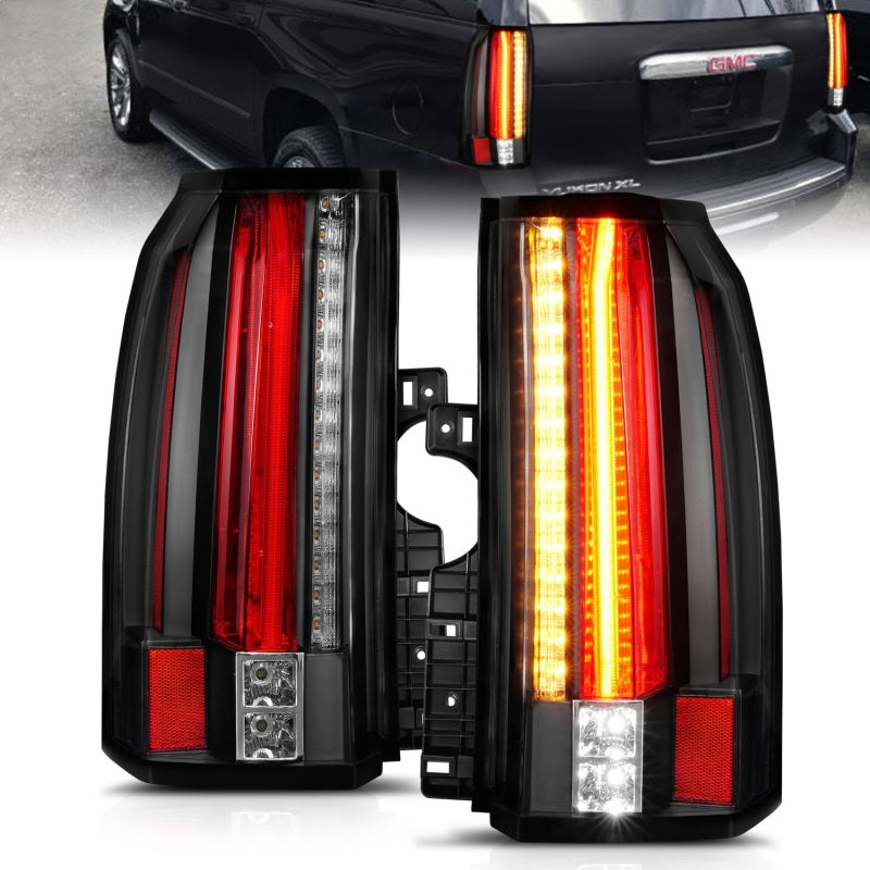 ANZO 2015-2017 GMC Yukon/Yukon XL LED Taillights Black 311275