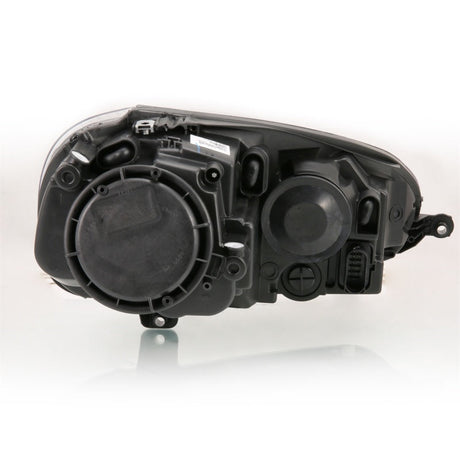 ANZO 2006-2009 Volkswagen Us Rabbit Crystal Headlight Black (Halogen Only) 121542