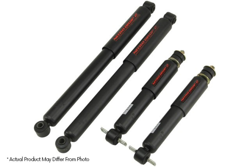 Belltech 99-06 GMC Sierra 1500 / Chevrolet Silverado 1500 Nitro Drop 2 Shock Absorber Set 9102