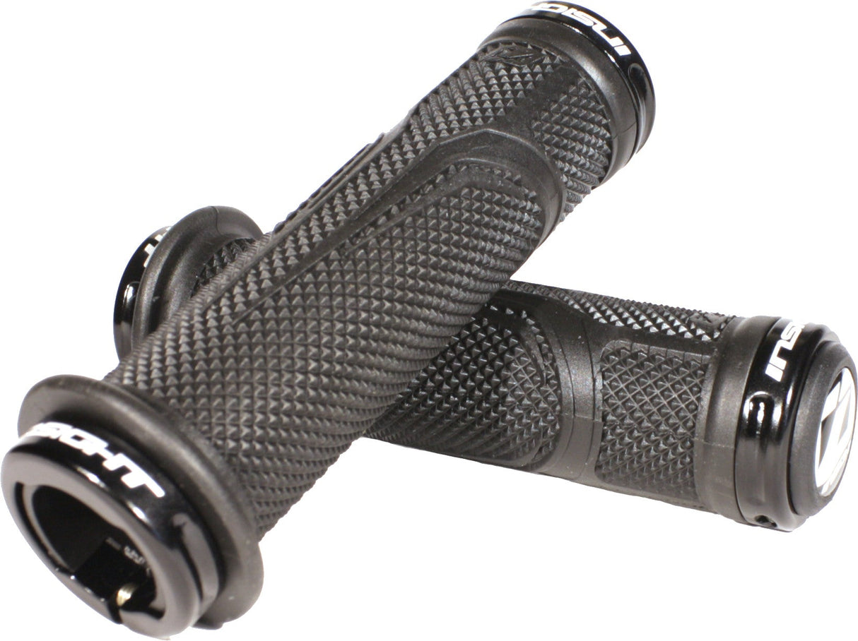 INSIGHT Cogs Lock-On Grips 115mm Black/Black INGPLO115BKBK